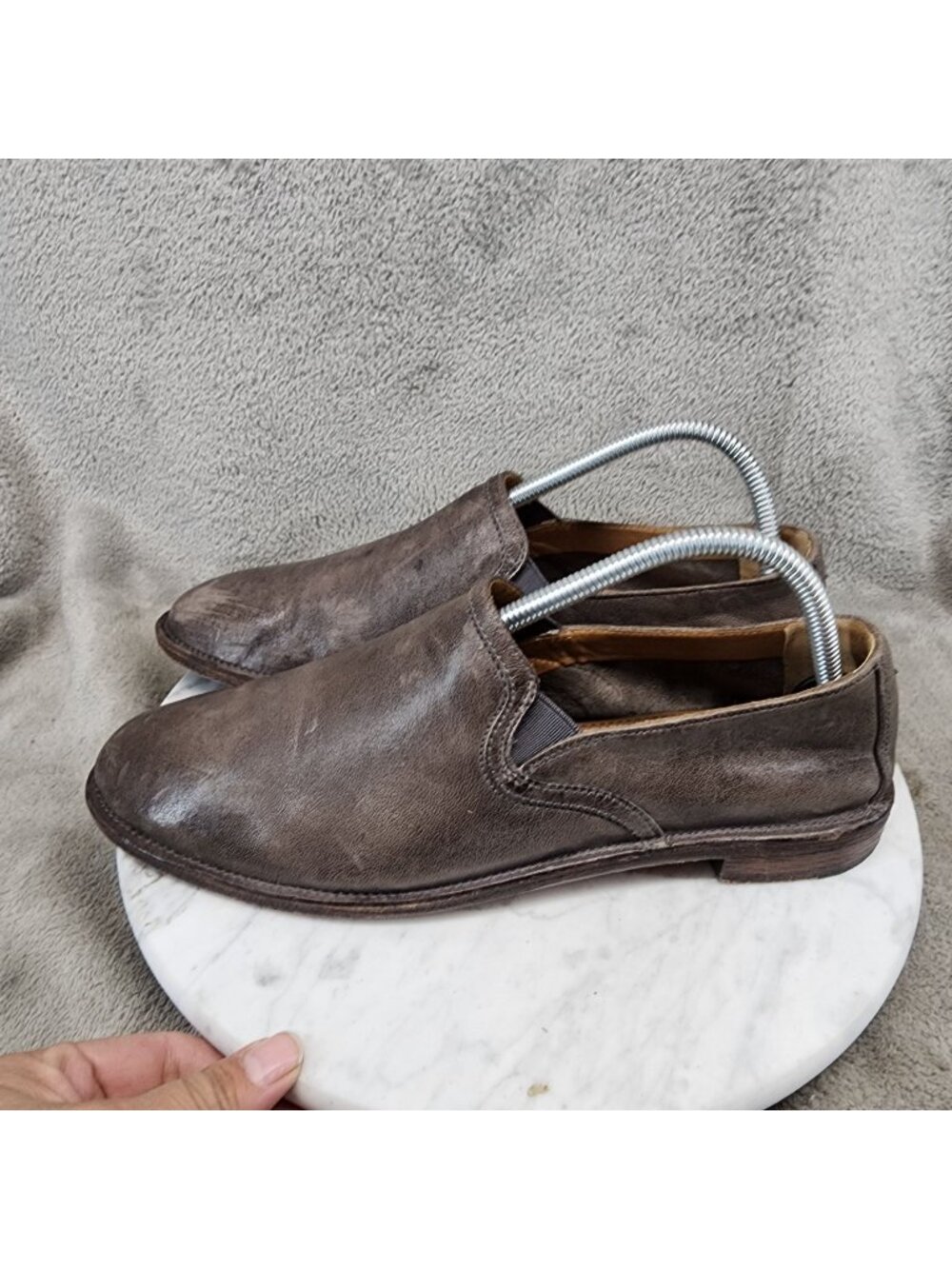 Trask Shoes Womens Size 10 Ali Brown Leather Loafer *Read*
